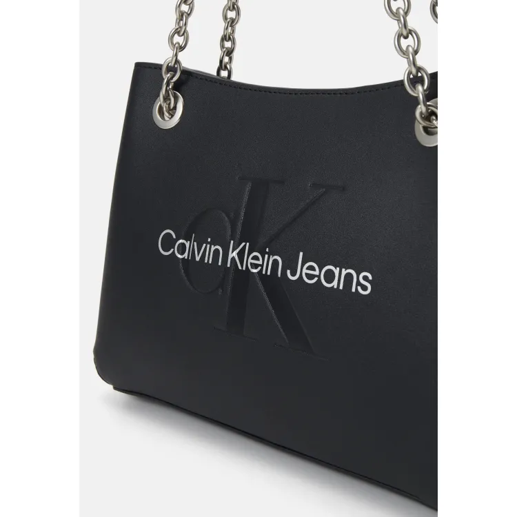 Calvin Klein Jeans SCULPTED SHOULDER BAG MONO - Borsa a mano