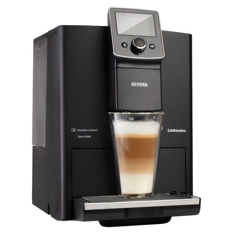 Nivona Kaffeevollautomat NICR 820, 2-Tassen-Funktion für Espresso/Kaffee, One-Touch-SPUMATORE