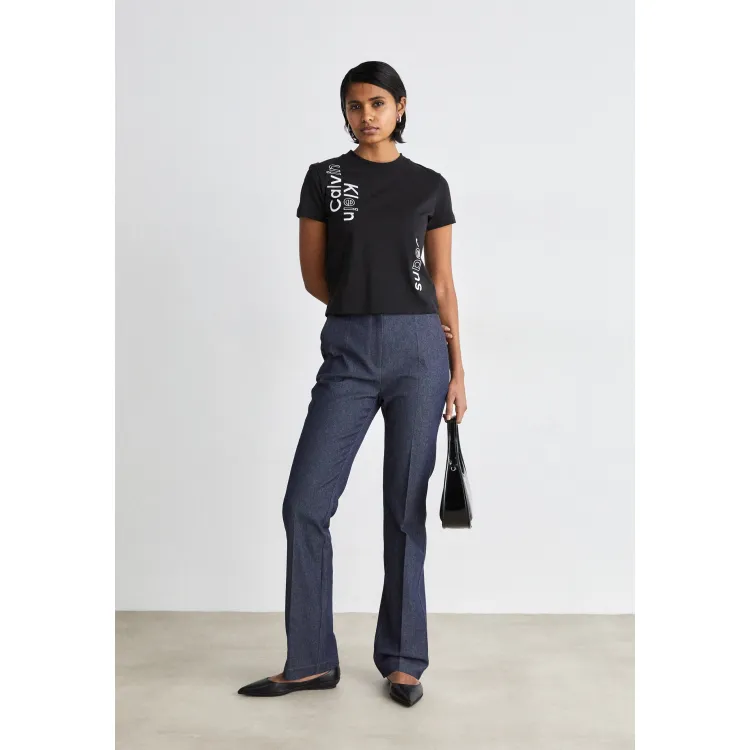 Calvin Klein Jeans MULTI PLACEMENT LOGO TEE - T-shirt con stampa