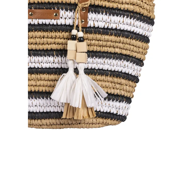 Gioseppo CAPAZO CON ADORNO DE FLECOS Y CUENTAS GRATON- Shopping bag