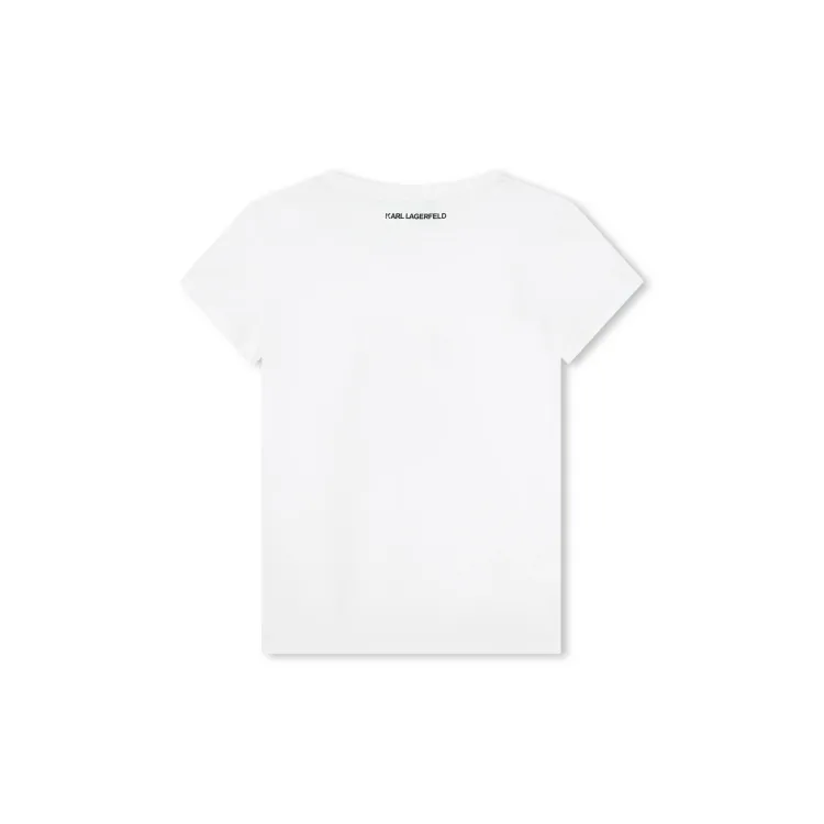 KARL LAGERFELD KIDS T-shirt con stampa