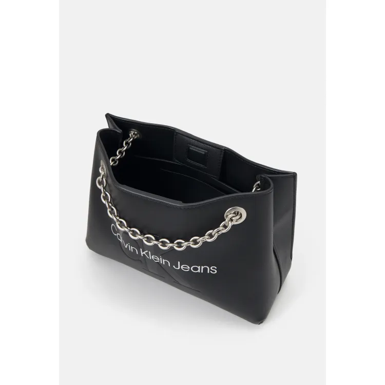 Calvin Klein Jeans SCULPTED SHOULDER BAG MONO - Borsa a mano